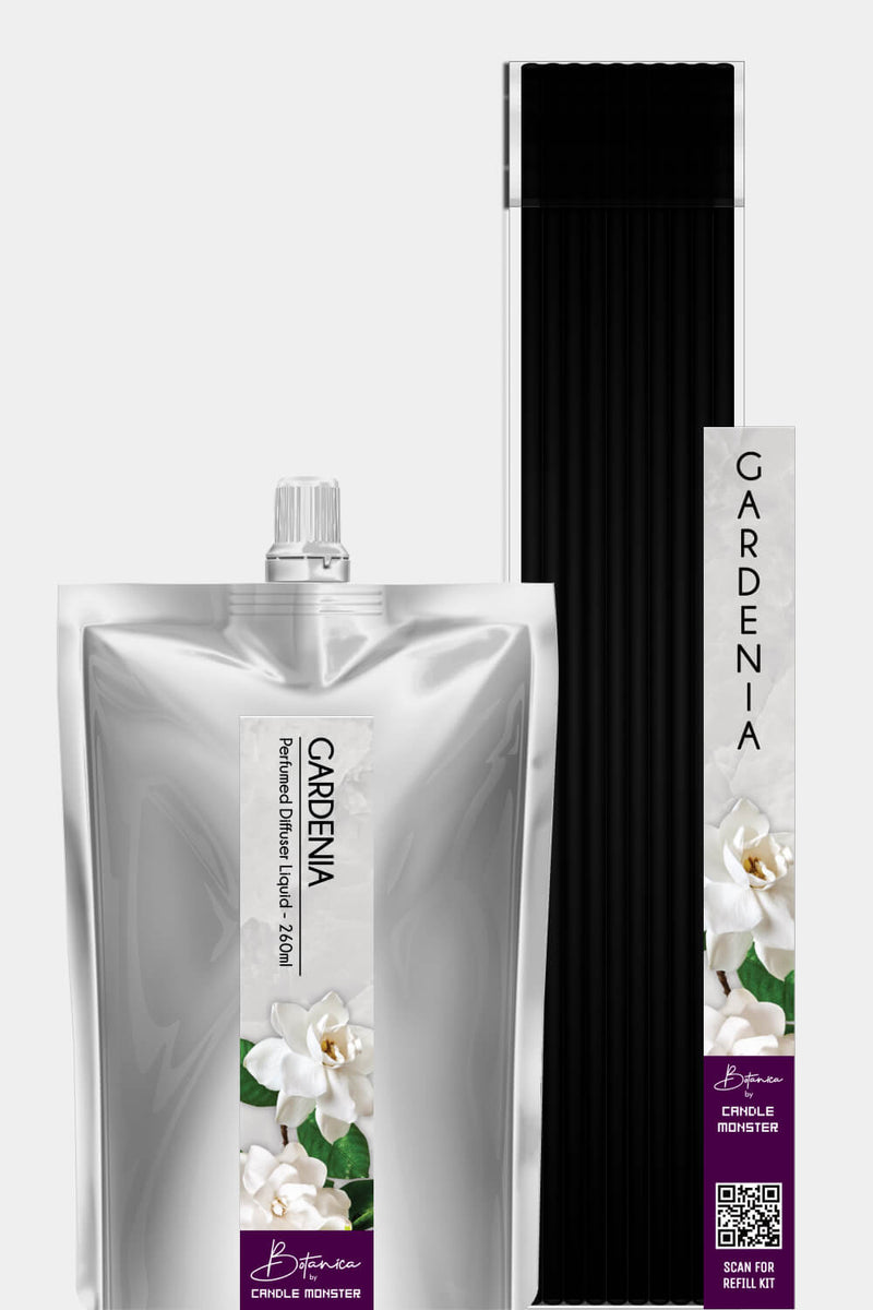 Gardenia Diffuser Refill 260ml | Candle Monster Diffusers