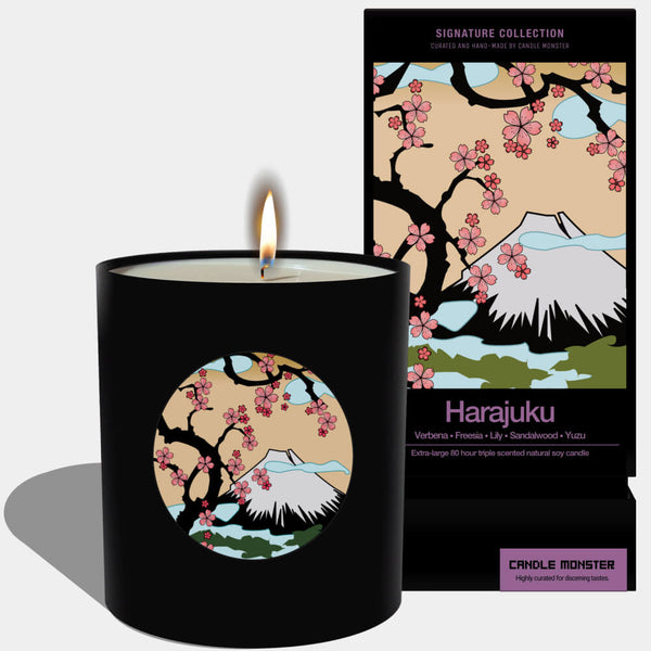 Harajuku Deluxe 80hr Triple Scented Soy Candle 440g – Candle Monster
