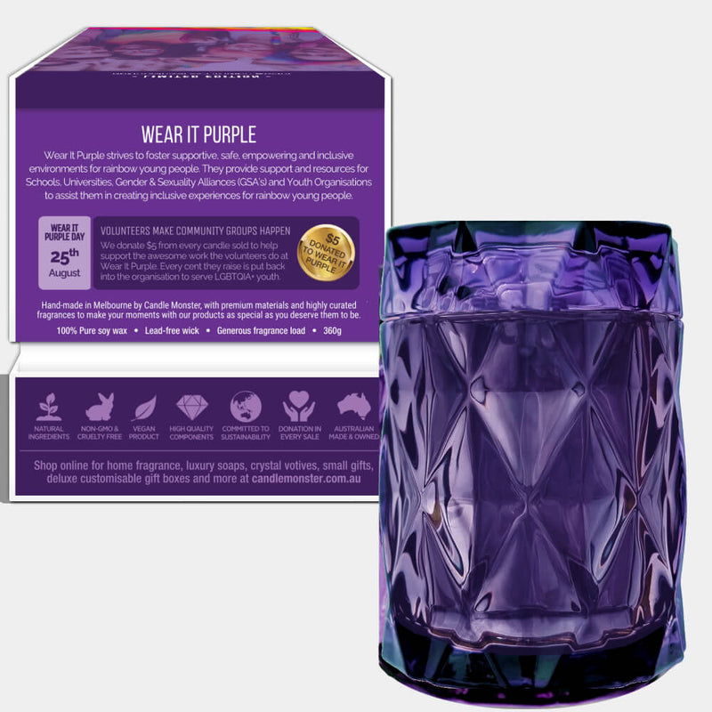 Wear It Purple Limited Edition Candle
