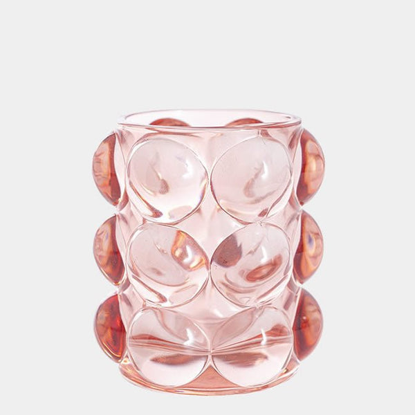 Arcade Glass Votive Pink - Votive - Candle Monster