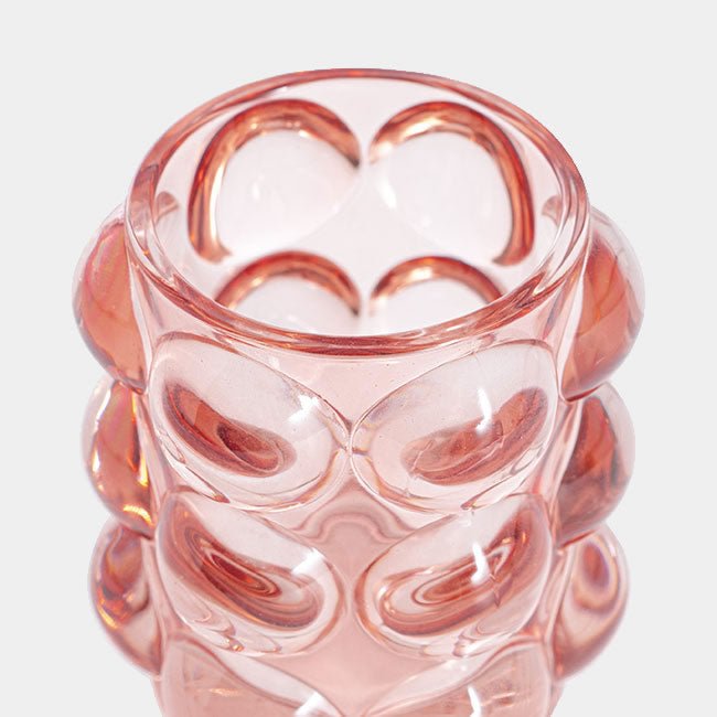 Arcade Glass Votive Pink - Votive - Candle Monster