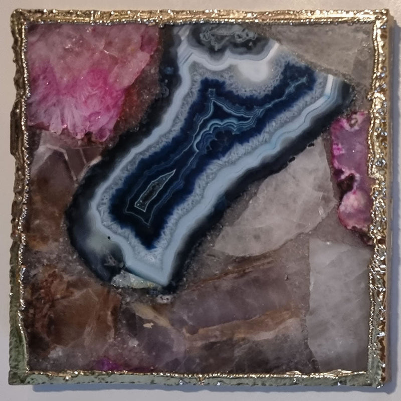 Composite Agate Candle Coaster - Coaster - Candle Monster