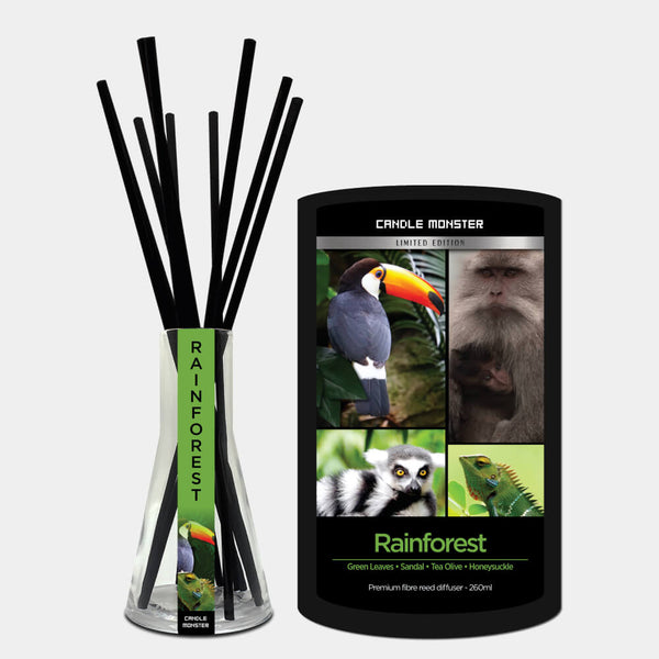 Rainforest Reed Diffuser - Diffuser - Candle Monster