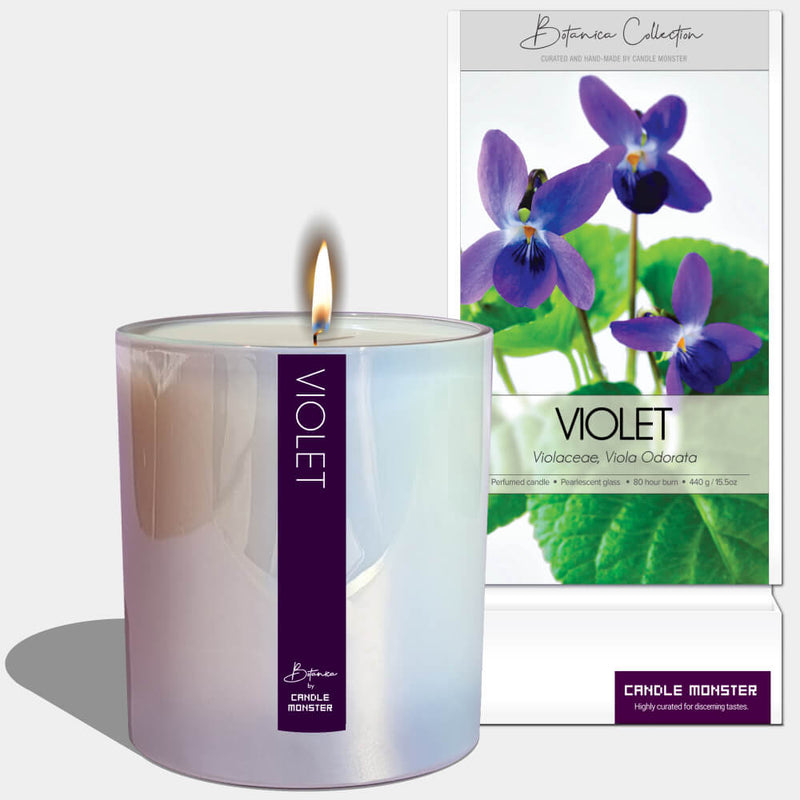 Violet Scented Candle - Candle - Candle Monster