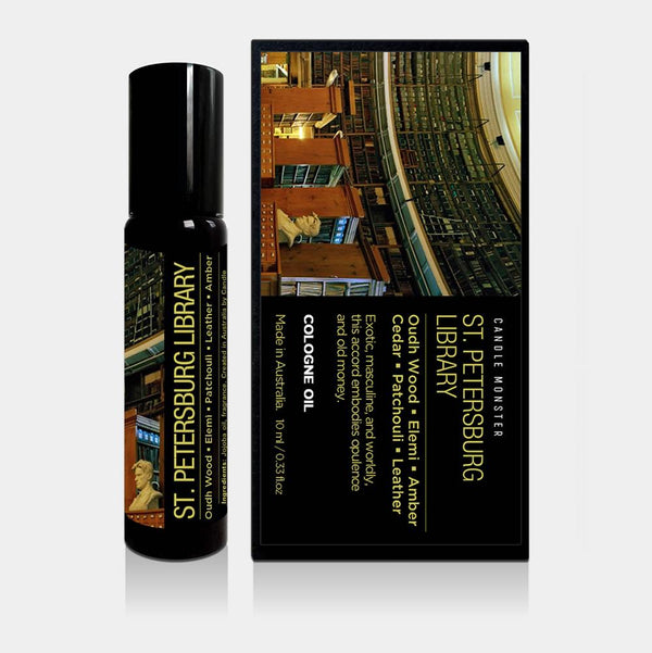 St Petersburg Library Perfume Oil - Candle Monster